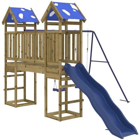 Set da Gioco da Esterno in Legno di Pino Impregnato - Foto 1