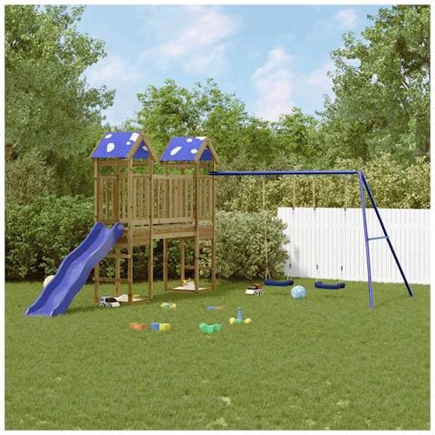 Set da Gioco da Esterno in Legno di Pino Impregnato - Foto 2