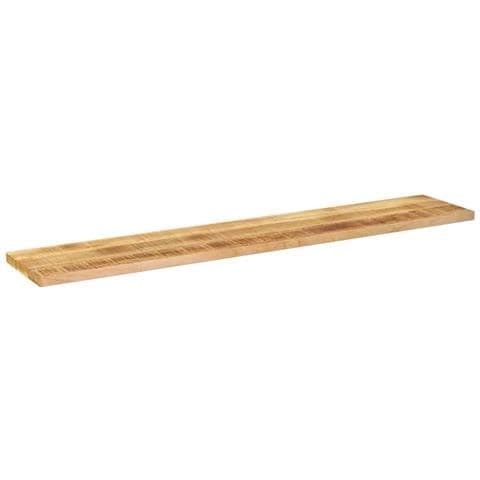 Piano per Tavolo 180x40x3,8 cm Rettangolare Legno Mango Grezzo - Foto 2