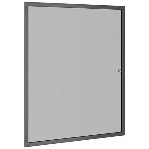 Zanzariera per finestre Antracite 110 x 130 cm - Foto 1