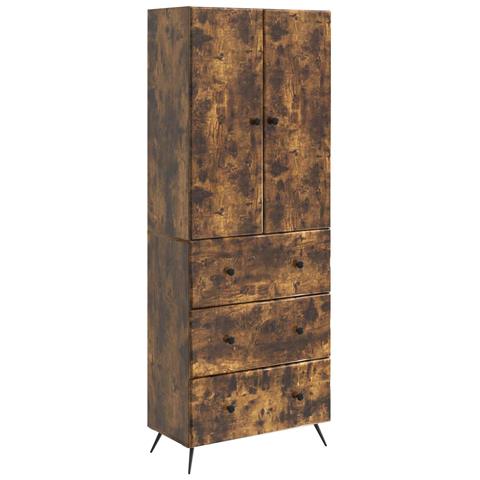 Set di armadi 2 pcs Rovere Fumo 66 x 34,5 x 90 cm - Foto 1