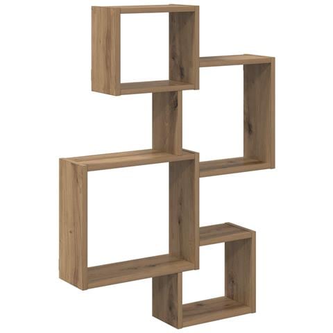 Mensole Cubo da Parete A parete Marrone 64 x 13,5 x 91,5 cm - Foto 1