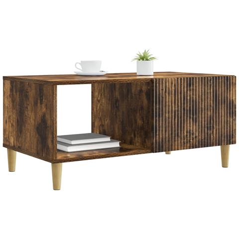 Tavolino da salotto Rovere Fumo 90 x 50 x 40 cm - Foto 2