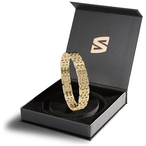 Bracciale Da Uomo Premium ""intense"" In Acciaio Chirurgico 316l, Oro, 23 Cm - Foto 2