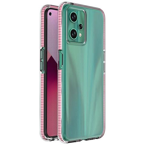 Custodia Primavera Per Realme 9 Pro, Cover In Silicone Con Bordo Rosa Chiaro. - Foto 1