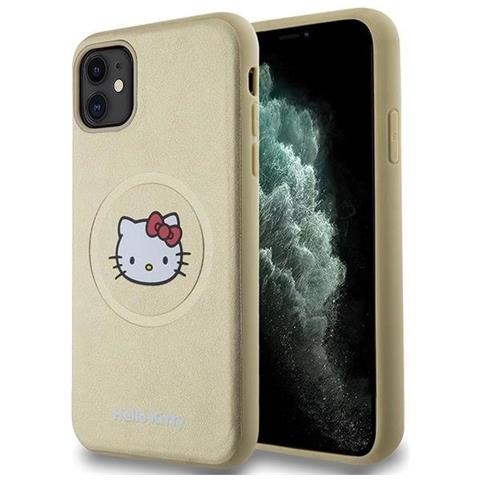 Hello Kitty Custodia Magsafe Per Iphone 11 / Xr - Dorata - Foto 1