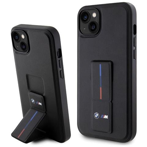 Custodia Nera Per Iphone 14 / 15 / 13 Con Supporto Nera Bmw. - Foto 2