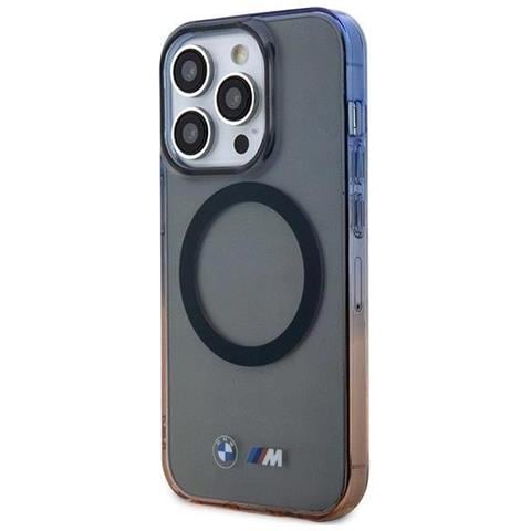 Custodia Bmw Bmhmp14xhtge Per Iphone 14 Pro Max 6.7 Grigia /grigia, Custodia Gradient Bumper Magsafe - Foto 3