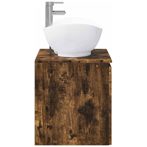 Set di mobili per il bagno Rovere Fumo Legno ingegnerizzato - Foto 2