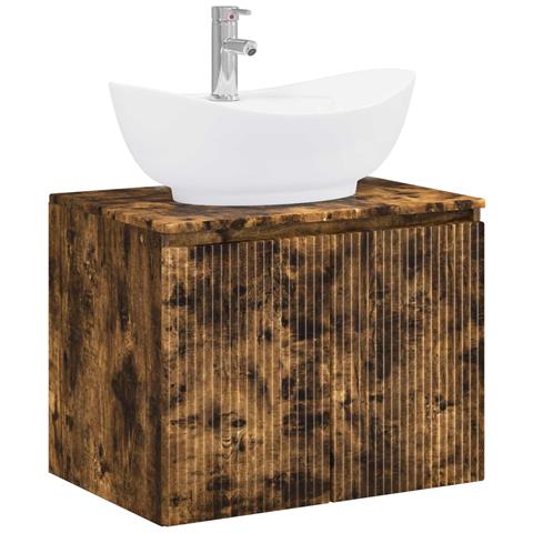Set di mobili per il bagno Rovere Fumo Legno ingegnerizzato - Foto 1