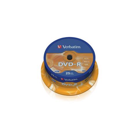 DVD-R / 16x Advanced AZO 4,7GB Spindle 25 units - Foto 1
