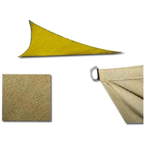 Telo gazebo vela ecru' Mt 5X5X5 triangolare - Foto 2