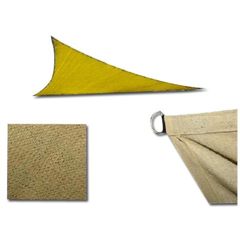 Telo gazebo vela ecru' Mt 5X5X5 triangolare - Foto 1