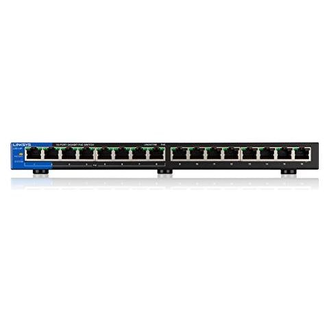 Switch LGS116P 16 Porte Gigabit Ethernet PoE Non Gestito - Foto 1
