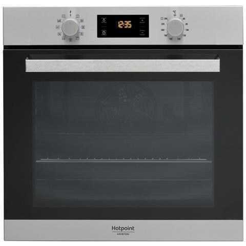 HOTPOINT Forno Elettrico da Incasso FA3840PIXHA Capacità 66 L Multifunzione Ventilato Colore Acciaio Inox