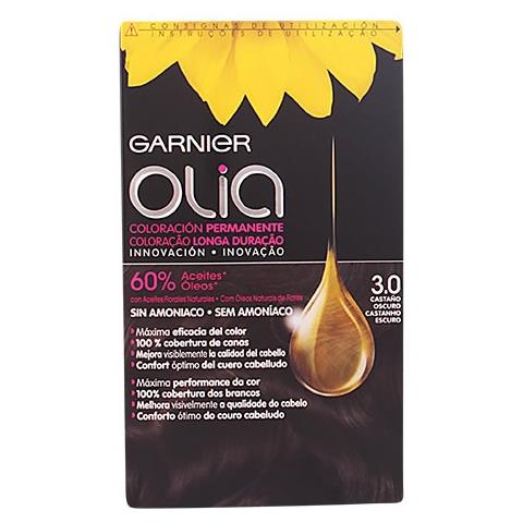 Olia Coloración Permanente 3,0 Castaño Oscuro 4 Pz - Foto 2