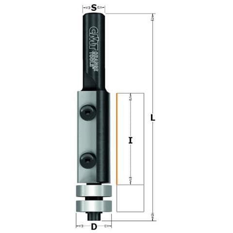 Fresa X Rifilare C/colt. & Cusc. Hw Z2 S=12 D=19x50x112 Dx 657.991.11 - Foto 1