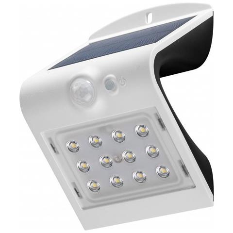 I-HLED-OWL-15WW - Lampada LED Solare a Muro 1,5W IP65 Sensore di Movimento Bianco - Foto 1