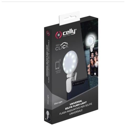Clicklight Luce Flash Aggiuntiva per Smartphone e Tablet - Colore Bianco - Foto 4
