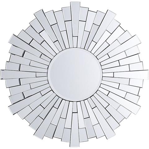 Specchio Da Parete In Argento Ø70 Cm Vire - Foto 21