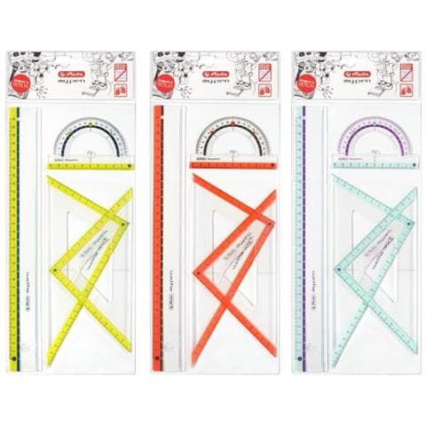 Herlitz Geometrieset My. pen 11368222 4teilig Kunststoff Sort. (11368222)  - Foto 1