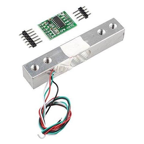 Portatile Cella Di Carico Del Sensore Di Peso Pesatura Elettronica Del Sensore (1kg) Hx711 Di Pesatura Sensori Modulo Ad Compatibile Con Arduino Raspberry Pi Diy Ecc - Foto 1