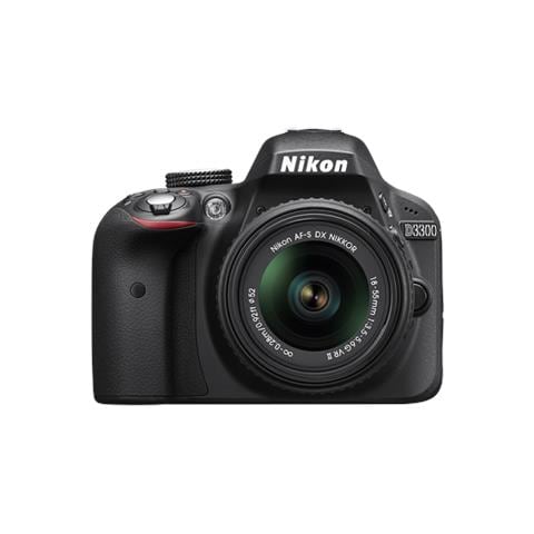 Kit Fotocamera Digitale Reflex D3300 Nero Sensore CMOS 24.2Mpx Full HD + Obiettivo AF-P DX Nikkor 18-55mm - Foto 2
