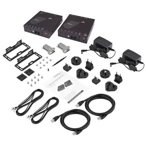 Kit Extender HDMI via IP con supporto per video murale - Prolunga HDMI 4k - Foto 2