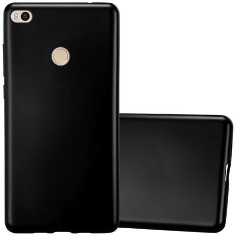 Custodia Compatibile Con Xiaomi Mi Max 2 In Nero Metallico - Coperchio Protettivo In Silicone Tpu Flessibile - Foto 1