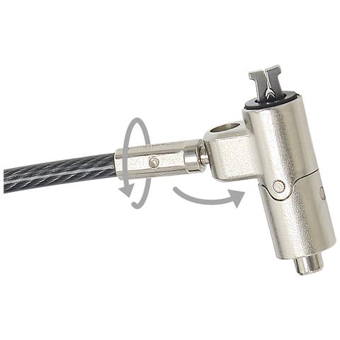 D31886 cavo di sicurezza Nero, Argento 2 m - Foto 2