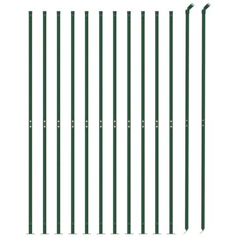 Recinzione Metallica Con Flangia Verde 1,6x25 M - Foto 2