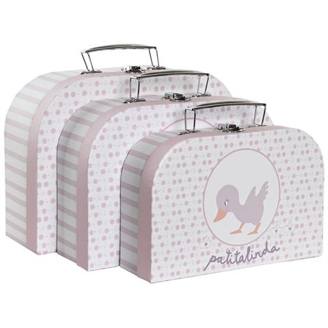 Set Di Scatole Decorative Dkd Home Decor 28 X 9,5 X 20 Cm Rosa Metallo Multicolore Cartone - Foto 2