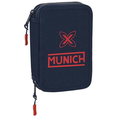 Astuccio Doppio Munich Flash 12.5 X 19.5 X 4 Cm Blu Marino (28 Pcs) - Foto 1