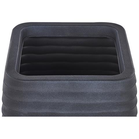 Vaso Per Fiori 50 X 50 X 49 Cm Nero Parikia - Foto 2