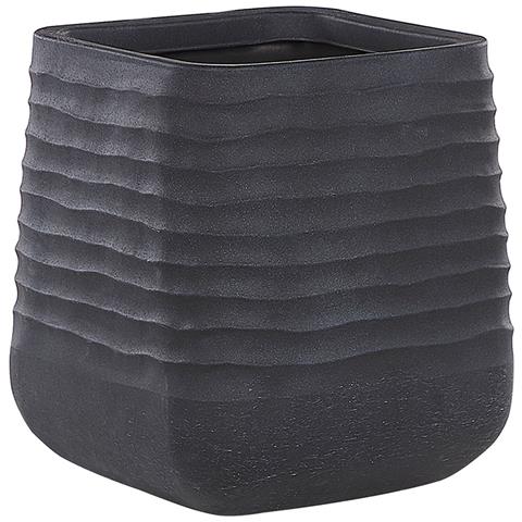 Vaso Per Fiori 50 X 50 X 49 Cm Nero Parikia - Foto 7