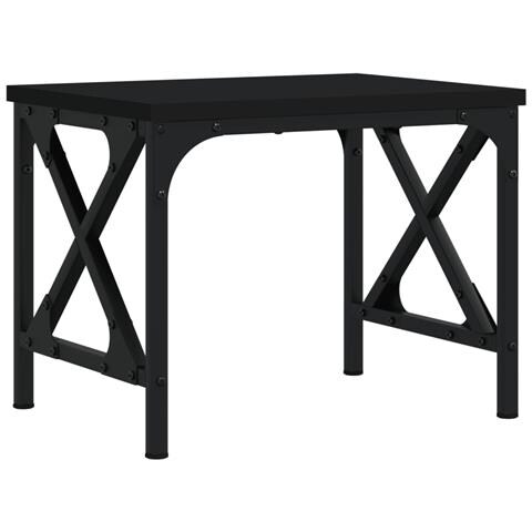 Supporto Per Stampante Nero 40x30x31 Cm In Legno Multistrato - Foto 2