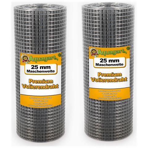 100m X 0,5m Rete Per Voliera, Griglia Metallica, Rete Saldata, Rete Metallica Zincata A Caldo - Foto 1