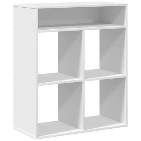 Libreria Bianca 66x31x80 Cm In Legno Multistrato - Foto 2