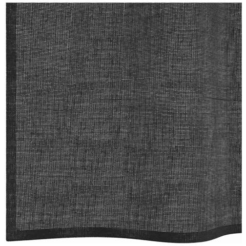 Tende In Voile Con Linguetta 2 Pz Nero - Foto 8