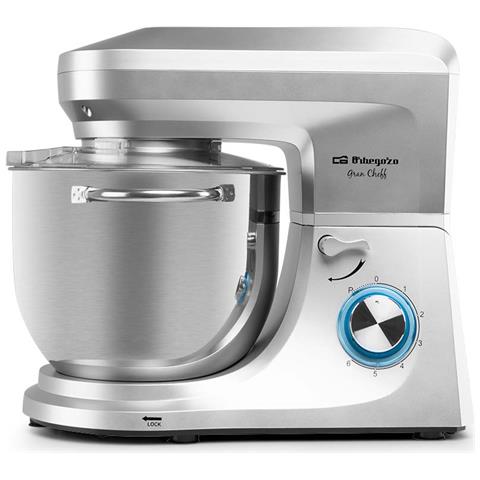 AM 8000 Sbattitore con base 1800 W Argento - Foto 2