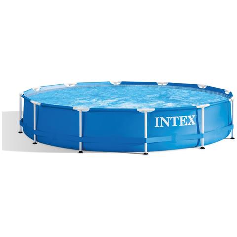 Piscina Fuori Terra - In Giro - 366x366x76 Cm - Blu - Include Accessori Coordinati Cb76 - Foto 2