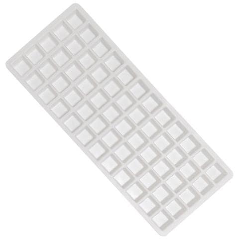 Stampo Per Cubetti Di Ghiaccio In Silicone - 60 Cavità Facile Rilascio Bianco - Foto 1