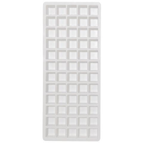 Stampo Per Cubetti Di Ghiaccio In Silicone - 60 Cavità Facile Rilascio Bianco - Foto 2