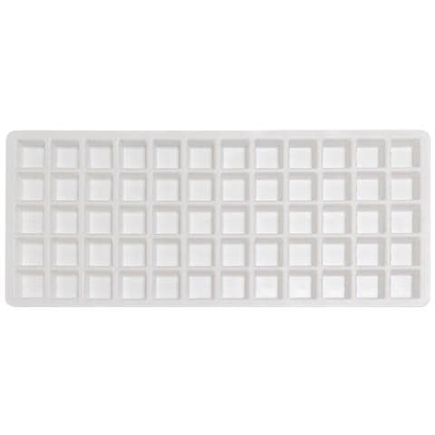 Stampo Per Cubetti Di Ghiaccio In Silicone - 60 Cavità Facile Rilascio Bianco - Foto 4