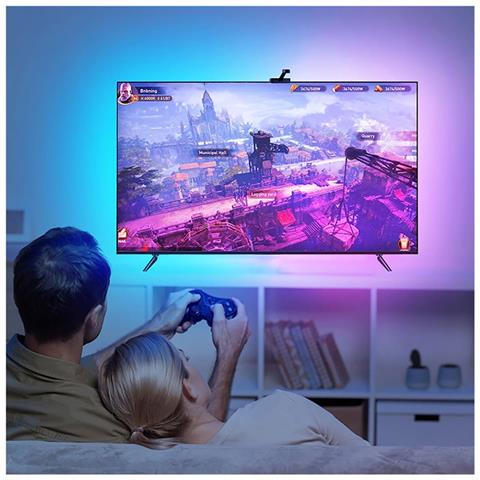 Kit Led Tv Ambilight Con Telecamera E Controllo Vocale Per Schermi Da 55“-65” - Foto 3