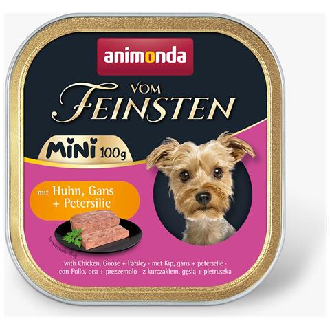 animonda Vom Feinsten 4017721823593, Adulto, Tutte le razze, Pollo, Oca, Prezzemolo, 100 g, Senza zucchero, Non contiene soia - Foto 1