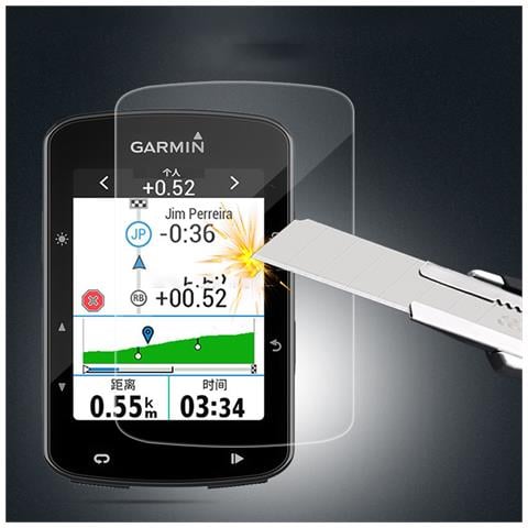 Pellicola Protettiva Per Schermo Per Computer Da Bici Garmin Edge 520 Plus (confezione Da 2) - Foto 2