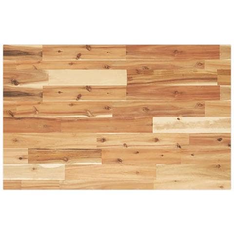 Piano Tavolo Rettangolare 100x50x2cm Legno Massello di Acacia - Foto 1