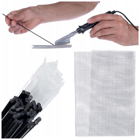 Lutatrice Per Plastica Con Set Di Reti E Graffette - Design Ergonomico, 200 Graffette, 800 Pezzi, Alta Resistenza, Uso Universale - Foto 2