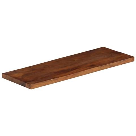 Piano Tavolo 90x40x3,8 cm Rettangolare in Massello di Recupero - Foto 2